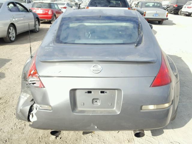 JN1AZ34E13T018515 - 2003 NISSAN 350Z COUPE GRAY photo 9