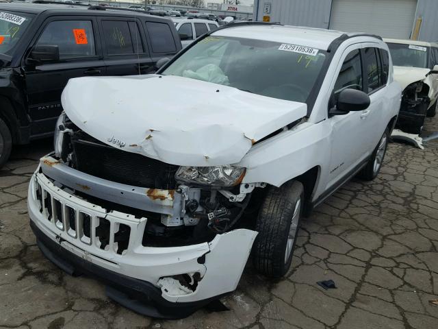 1C4NJCBA9CD518616 - 2012 JEEP COMPASS SP WHITE photo 2