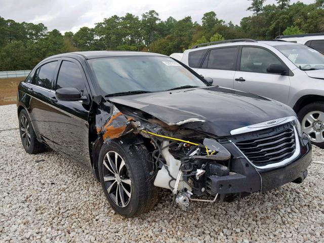 1C3CCBHG0CN178326 - 2012 CHRYSLER 200 S BLACK photo 1