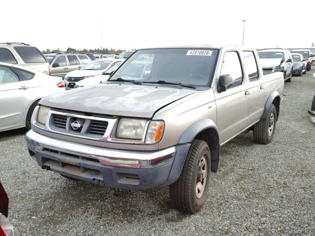 1N6ED27T0YC337829 - 2000 NISSAN FRONTIER C SILVER photo 2