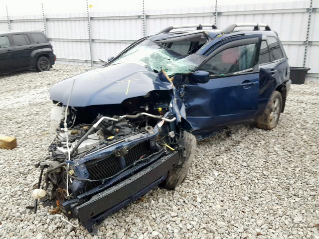 JA4LZ41G63U074133 - 2003 MITSUBISHI OUTLANDER BLUE photo 2