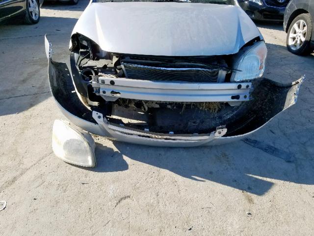 1G1AL58F487111020 - 2008 CHEVROLET COBALT LT SILVER photo 9