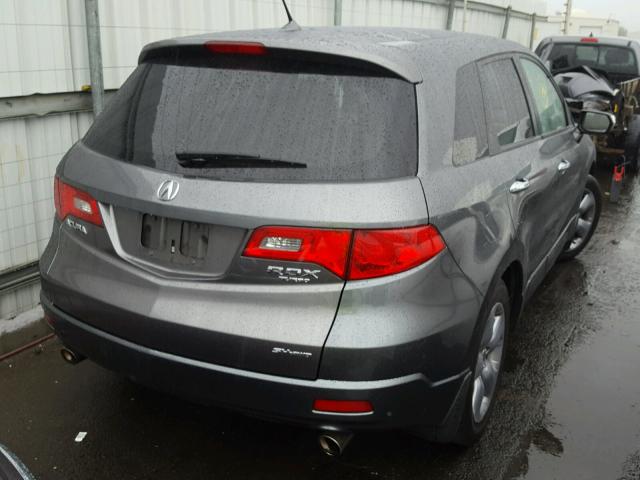 5J8TB18599A000794 - 2009 ACURA RDX TECHNO GRAY photo 4