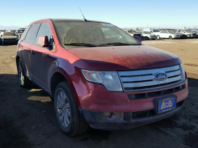 2FMDK48C98BA13787 - 2008 FORD EDGE SEL BURGUNDY photo 1