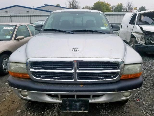 1D7HG32N64S654252 - 2004 DODGE DAKOTA SPO SILVER photo 9