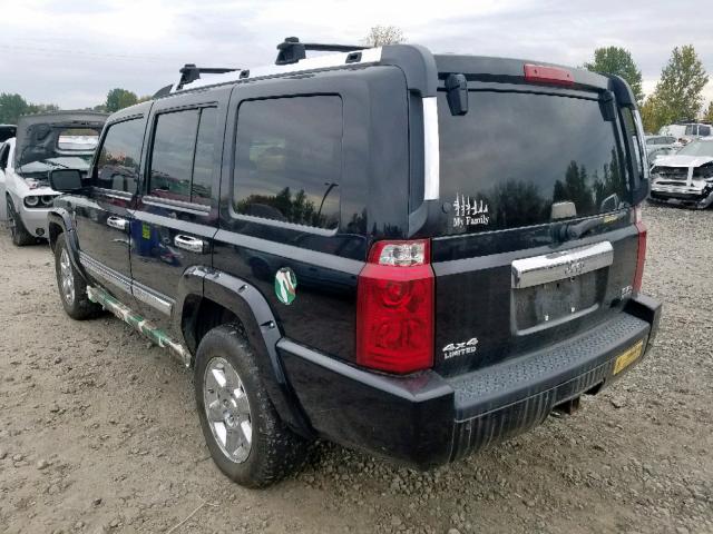 1J8HG58296C122311 - 2006 JEEP COMMANDER შავი ფოტო 3