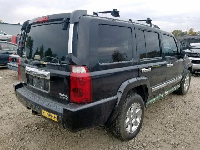 1J8HG58296C122311 - 2006 JEEP COMMANDER შავი ფოტო 4