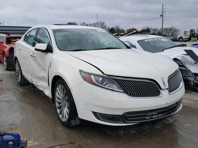 1LNHL9DK4DG605884 - 2013 LINCOLN MKS WHITE photo 1