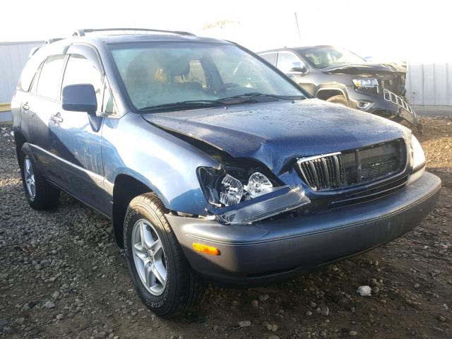 JTJHF10U120262510 - 2002 LEXUS RX 300 BLUE photo 1