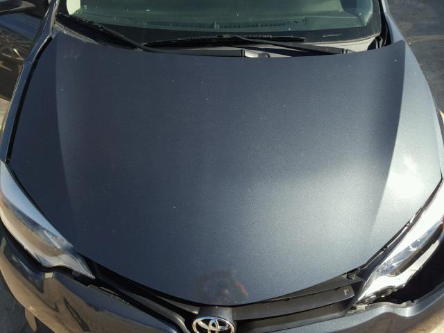 5YFBURHEXEP157517 - 2014 TOYOTA COROLLA L BLUE photo 7