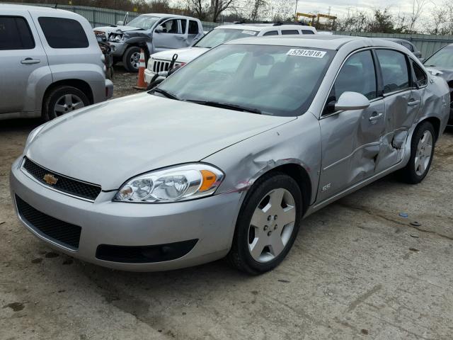 2G1WD58C289110195 - 2008 CHEVROLET IMPALA SUP ვერცხლისფერი ფოტო 2