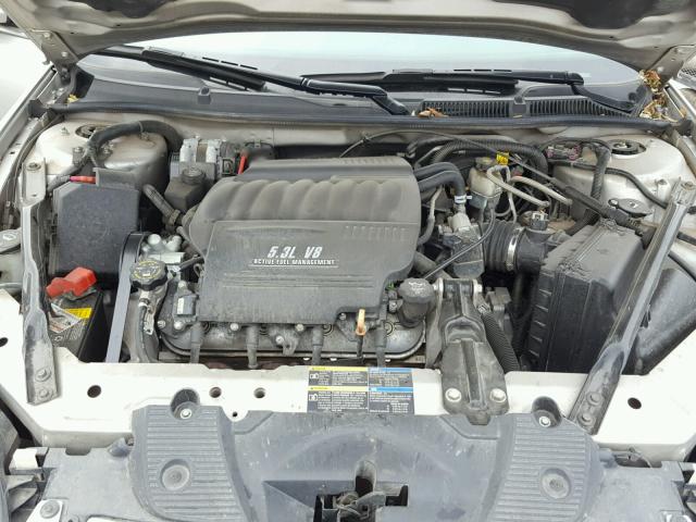 2G1WD58C289110195 - 2008 CHEVROLET IMPALA SUP ვერცხლისფერი ფოტო 7