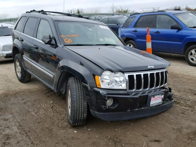 1J4HR58255C730403 - 2005 JEEP GRAND CHER BLACK photo 1