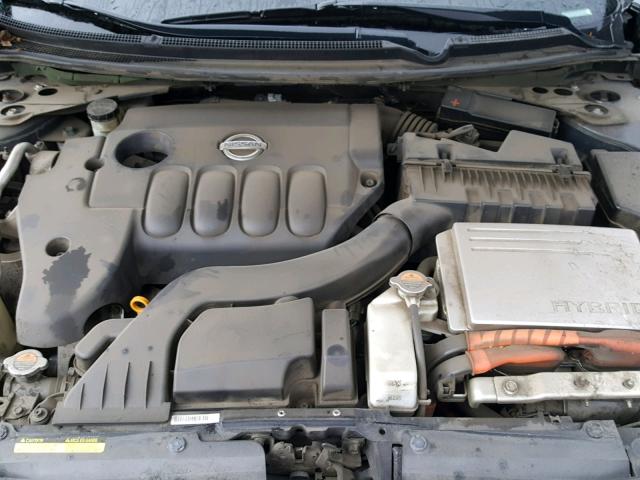 1N4CL21E39C156111 - 2009 NISSAN ALTIMA HYB GRAY photo 7