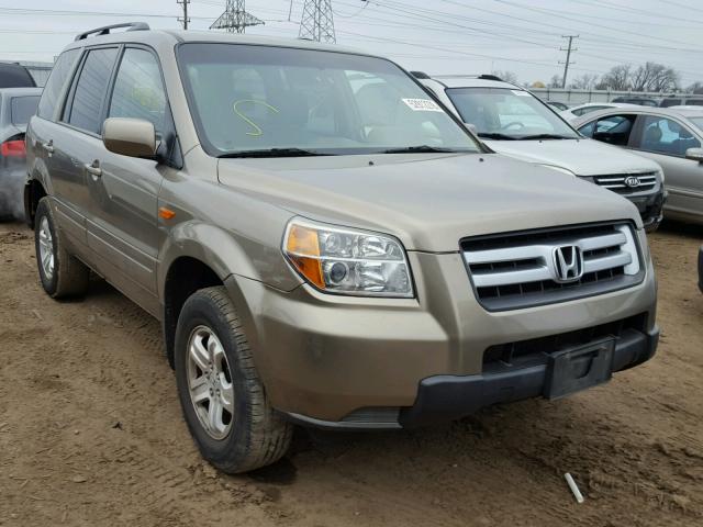 5FNYF18298B027725 - 2008 HONDA PILOT VP BROWN photo 1