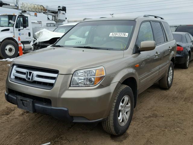 5FNYF18298B027725 - 2008 HONDA PILOT VP BROWN photo 2