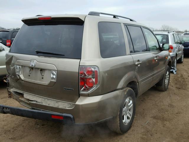 5FNYF18298B027725 - 2008 HONDA PILOT VP BROWN photo 4