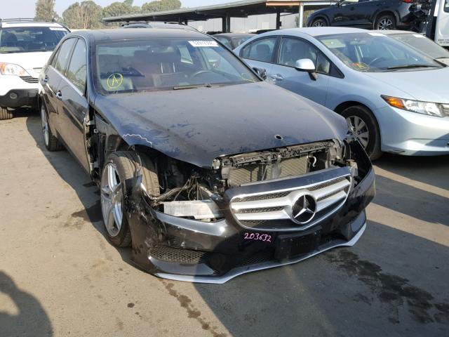 WDDHF5KB6EA796614 - 2014 MERCEDES-BENZ E 350 BLACK photo 1