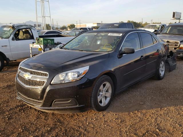 1G11B5SA3DF203882 - 2013 CHEVROLET MALIBU LS Сұр фото 2