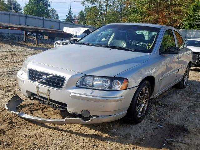 YV1RH592X62545681 - 2006 VOLVO S60 2.5T SILVER photo 2