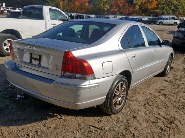 YV1RH592X62545681 - 2006 VOLVO S60 2.5T SILVER photo 4