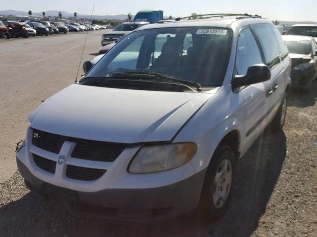 1D4GP253X3B220931 - 2003 DODGE CARAVAN SE WHITE photo 2