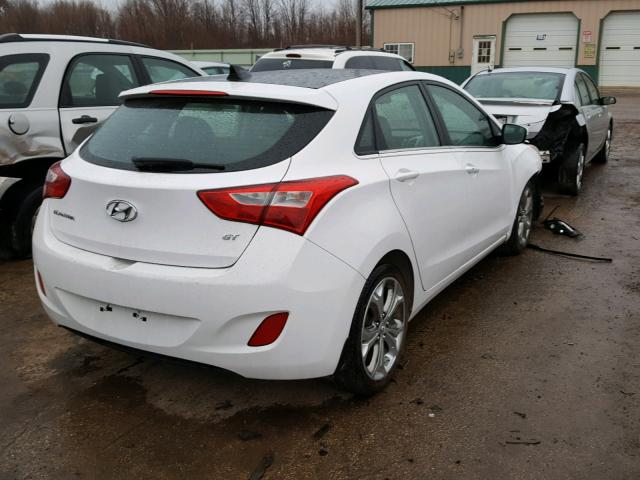 KMHD35LEXDU040271 - 2013 HYUNDAI ELANTRA GT WHITE photo 4