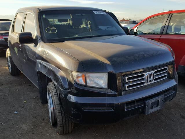 2HJYK16406H508272 - 2006 HONDA RIDGELINE BLACK photo 1