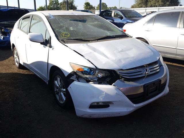 JHMZE2H7XAS013008 - 2010 HONDA INSIGHT EX WHITE photo 1