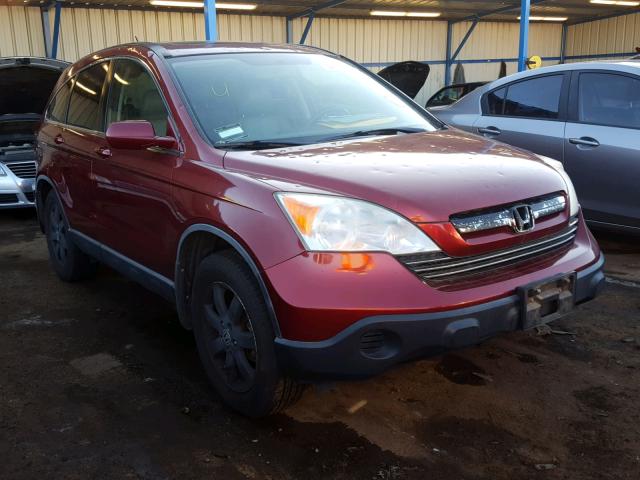 JHLRE487X7C083076 - 2007 HONDA CR-V EXL MAROON photo 1