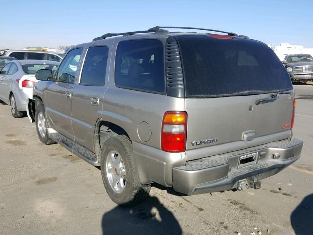 1GKEK63U62J158250 - 2002 GMC DENALI GOLD photo 3