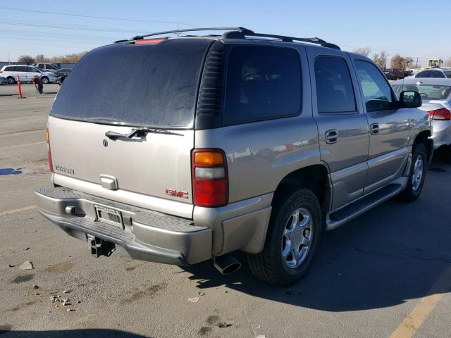 1GKEK63U62J158250 - 2002 GMC DENALI GOLD photo 4