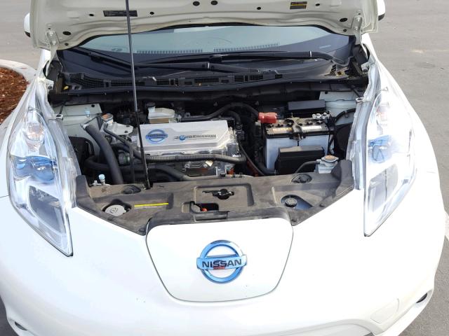 JN1AZ0CP5CT020642 - 2012 NISSAN LEAF SV WHITE photo 7