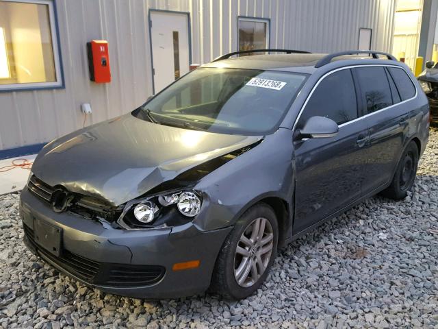 3VWTL7AJ0AM661401 - 2010 VOLKSWAGEN JETTA TDI GRAY photo 2