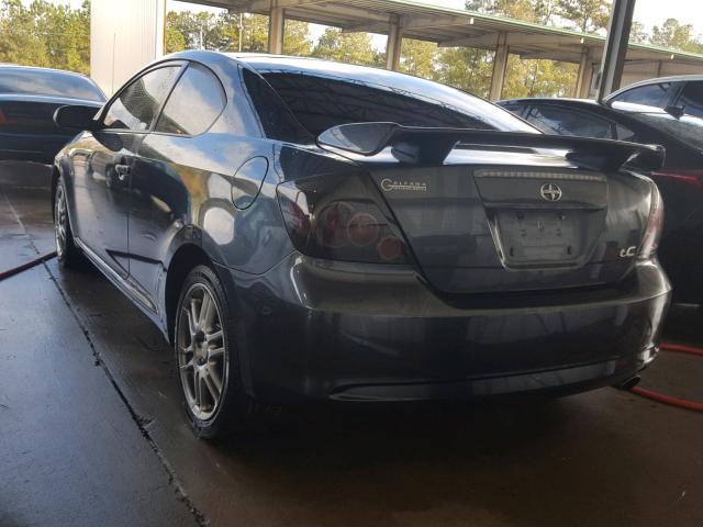 JTKDE167780261952 - 2008 TOYOTA SCION TC ნაცრისფერი ფოტო 3