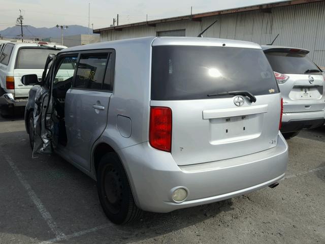 JTLKE50E391073636 - 2009 TOYOTA SCION XB 银色 照片 3