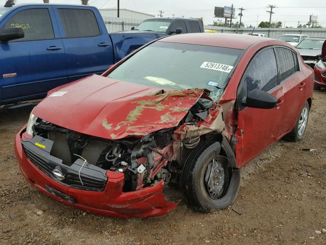 3N1AB6AP1AL606721 - 2010 NISSAN SENTRA 2.0 RED photo 2