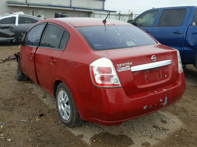 3N1AB6AP1AL606721 - 2010 NISSAN SENTRA 2.0 RED photo 3