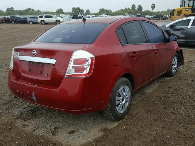 3N1AB6AP1AL606721 - 2010 NISSAN SENTRA 2.0 RED photo 4