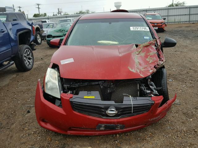 3N1AB6AP1AL606721 - 2010 NISSAN SENTRA 2.0 RED photo 9