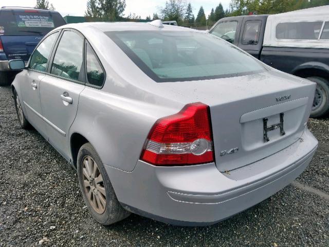 YV1MS382552093218 - 2005 VOLVO S40 2.4I SILVER photo 3