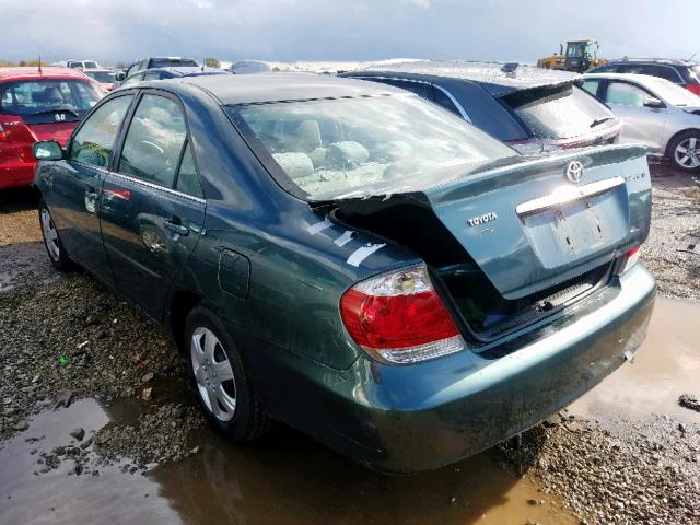 4T1BE32K65U060323 - 2005 TOYOTA CAMRY LE GREEN photo 3