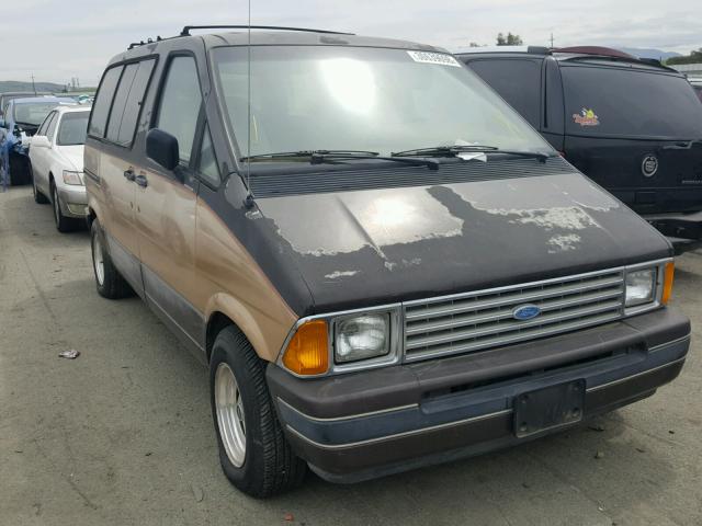 1FMCA11U6JZA79071 - 1988 FORD AEROSTAR BROWN photo 1