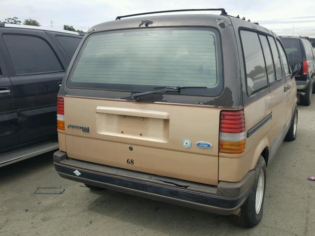 1FMCA11U6JZA79071 - 1988 FORD AEROSTAR BROWN photo 4