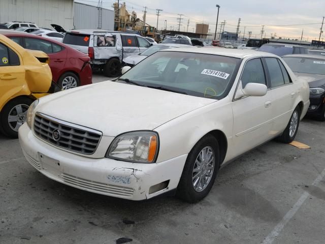 1G6KE54Y73U154552 - 2003 CADILLAC DEVILLE DH WHITE photo 2