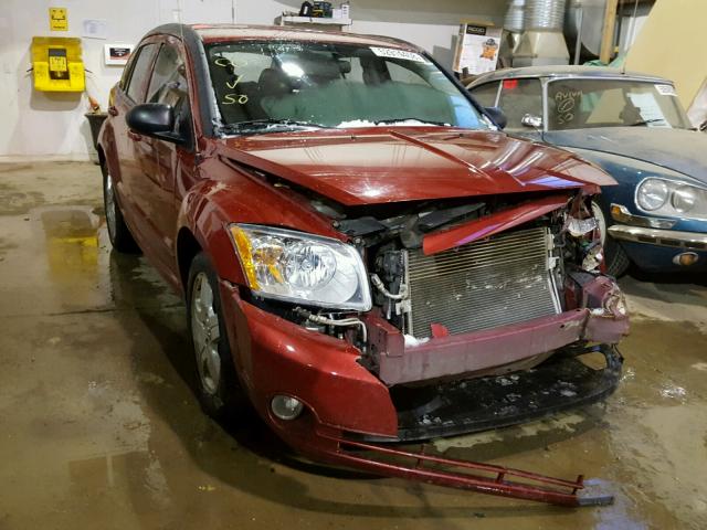 1B3HB48A79D176052 - 2009 DODGE CALIBER SX RED photo 1