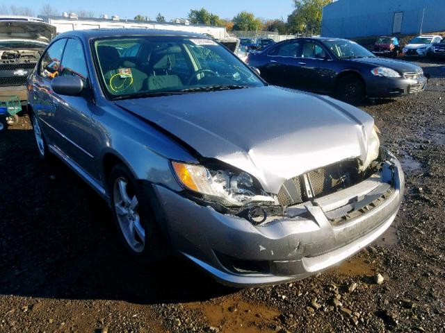 4S3BL616397231954 - 2009 SUBARU LEGACY 2.5 SILVER photo 1