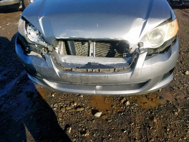 4S3BL616397231954 - 2009 SUBARU LEGACY 2.5 SILVER photo 10