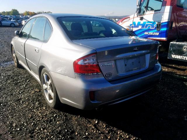 4S3BL616397231954 - 2009 SUBARU LEGACY 2.5 SILVER photo 3