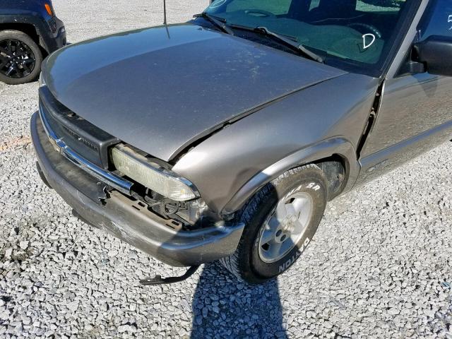 1GCCS19H138232442 - 2003 CHEVROLET S TRUCK S1 GOLD photo 9